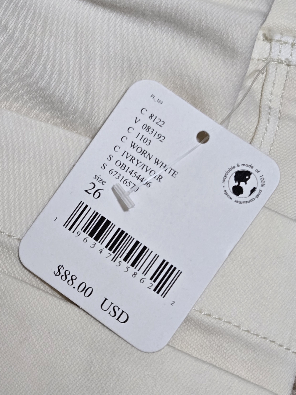 We The Free Ivory High-Rise Flare Jeans - Picture 7 of 9